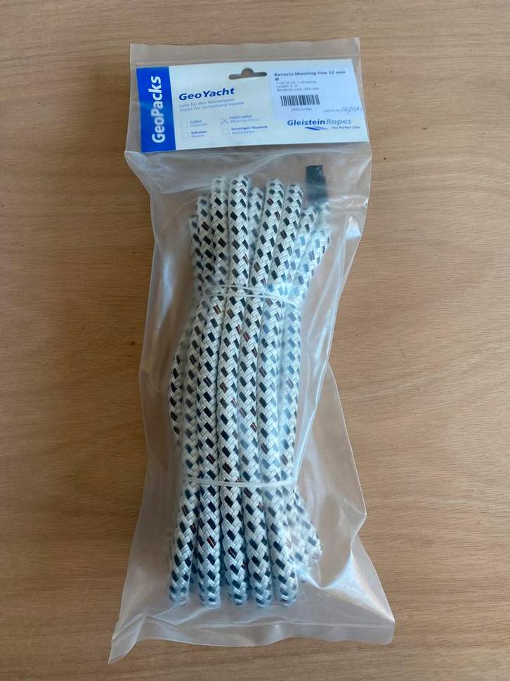 Gleistein Luxe landvast ‘Bavaria’ - 12 mm - 8 m, 3+1 gratis, Watersport en Boten, Accessoires en Onderhoud, Nieuw, Lijn of Blok