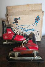 Vintage lederen Pinguin sport schaatsen, Overige merken, Gebruikt, Ophalen of Verzenden