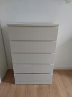 Witte ladekast malm, Huis en Inrichting, Kasten | Ladekasten, Ophalen, 5 laden of meer, 100 tot 150 cm, 50 tot 100 cm