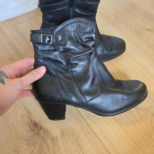 Medicus laarzen 40 leer, Kleding | Dames, Schoenen, Zo goed als nieuw, Hoge laarzen, Zwart, Verzenden