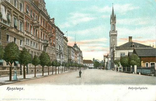 (379-094-015) Konstanz Bahnhofsplatz, Verzamelen, Ansichtkaarten | Buitenland, Duitsland, Verzenden