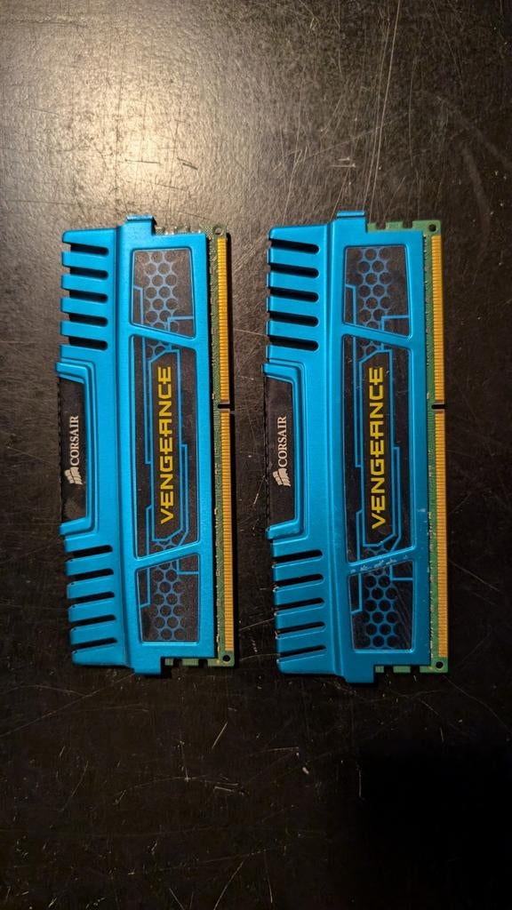 Corsair Vengeance DDR3 2x4GB RAM - Gebruikt, Ophalen, Gebruikt, DDR3, Desktop