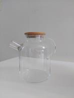 Glazen theepot, Overige typen, Ophalen of Verzenden, Effen, Glas