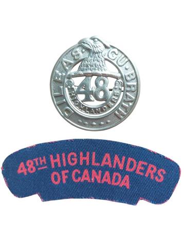 48th Highlanders of Canada emblemen beschikbaar voor biedingen