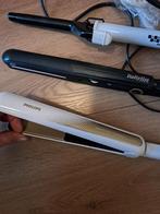3 haarstijl/krultang  philips en babyliss, Ophalen of Verzenden, Gebruikt, Krultang of Stijltang