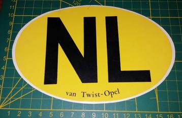 NL - sticker 80er jaren, Opel van Twist Dordrecht beschikbaar voor biedingen