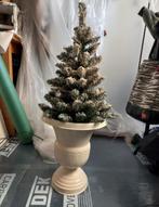 Metalen vaas,brocante Louvre vaas,franse pot,kerst, Ophalen of Verzenden, Zo goed als nieuw, Overige kleuren, Minder dan 50 cm