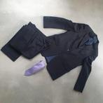 Kostuum pak Zwart Wol XL/L tekleingekocht Oxford Woolmark, Kleding | Heren, Kostuums en Colberts, Ophalen of Verzenden, Nieuw