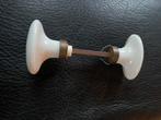 Antieke Porseleinen deurklink  - 6cm, Ophalen, Gebruikt, Overige materialen, Klink of Kruk