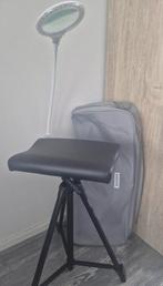 Pedicure voetensteun met looplamp en tas, Ophalen of Verzenden, Zo goed als nieuw, Hout
