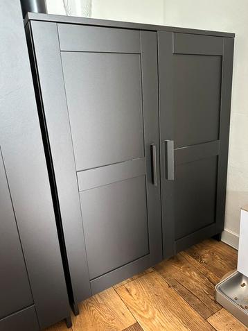 Ikea Brimnes kast zwart 78x95x41 beschikbaar voor biedingen