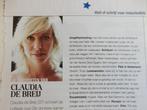 Claudia de Brei diversen uit tijdschriften., Ophalen of Verzenden, 1980 tot heden, Nederland, Knipsel(s)