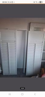 Witte lamellen, Gebruikt, 100 tot 150 cm, Wit, Ophalen of Verzenden