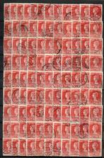 postzegels NL Jubileum 1923 100x nr. 123 gestempeld, Verzenden, T/m 1940, Gestempeld