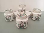 Sadler - Douwe Egberts  - 4 x Porseleinen Theebusje, Ophalen of Verzenden