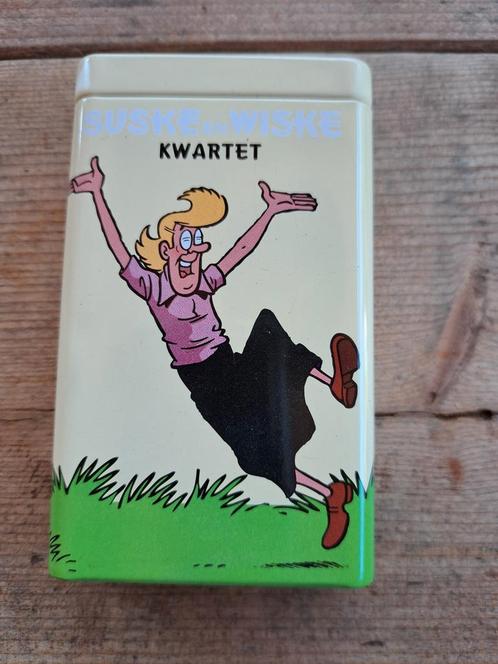 Suske en wiske kwartet nog in originele verpakking, Verzamelen, Speelkaarten, Jokers en Kwartetten, Zo goed als nieuw, Kwartet(ten)