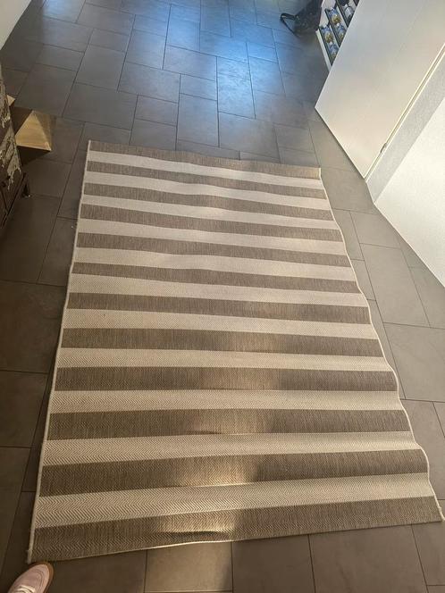 Vloerkleed Weaves beige streep karwei, Huis en Inrichting, Stoffering | Tapijten en Kleden, Zo goed als nieuw, 150 tot 200 cm