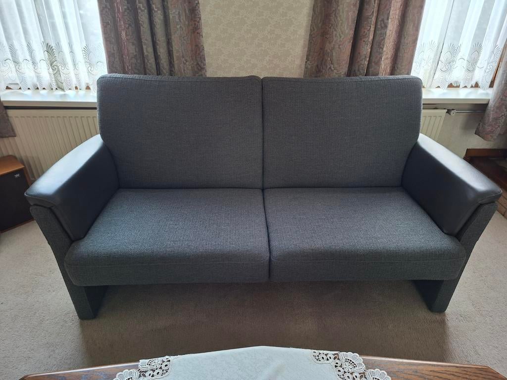 Senioren bankstel, Huis en Inrichting, Ophalen, Zo goed als nieuw, 75 tot 100 cm, Leer