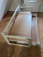 Uitklapbaar Eenpersoons/tweepersoonsbed Wit, Ophalen, 90 cm, Eenpersoons, Wit