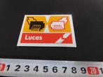 sticker LUCAS accu batterij lader *, Ophalen, Zo goed als nieuw