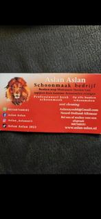Schoonmaakbedrijf Aslan Aslan, Ophalen of Verzenden