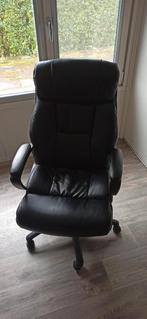 Jysk Tjele Bureaustoel - Zwart Kunstleer, Huis en Inrichting, Bureaustoelen, Ophalen, Gebruikt, Zwart, Bureaustoel