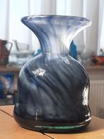Mtarfa glassblowers Malta vaas glas blauw-paars 8,50 euro, Ophalen of Verzenden
