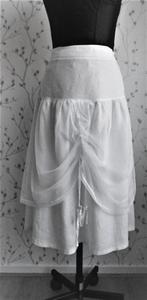 RIMINI Linnen, Witte ( Feest-) Rok maat 3=42/44 (Nieuw), Wit, Maat 42/44 (L), Nieuw, Ophalen of Verzenden