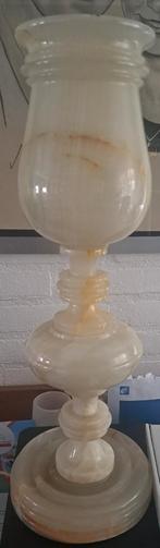 Vintage Marmeren Lamp - Sfeervolle Verlichting, Huis en Inrichting, Ophalen, Overige materialen, Gebruikt, Klassiek
