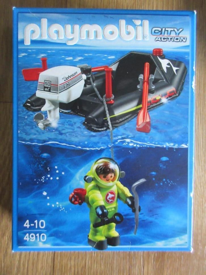 Playmobil City duikboot met duiker nr. 4910 * Nieuw *., Kinderen en Baby's, Speelgoed | Playmobil, Nieuw, Complete set, Ophalen of Verzenden