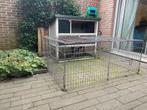 Konijnen kooi incusief voer, hooi, vervoerkooi en speeltjes, Dieren en Toebehoren, Knaagdieren en Konijnen | Hokken en Kooien