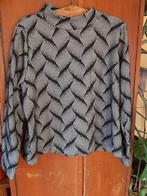 Kyra Zwart-Witte Trui Mt L/XL, Zwart, Maat 42/44 (L), Ophalen of Verzenden, Zo goed als nieuw