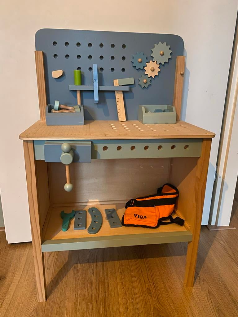 Little Dutch Bouwtafel met accessoires, Ophalen, Zo goed als nieuw, Hout, Speelkeuken-accessoire
