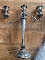 Verzilverde Kandelaars - Made in England, Antiek en Kunst, Ophalen of Verzenden, Koper of Brons
