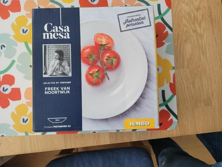 Casa Mesa Jumbo servies Pastaborden 1 doos van 2 stuks, Huis en Inrichting, Keuken | Servies, Nieuw, Bord(en), Overige stijlen
