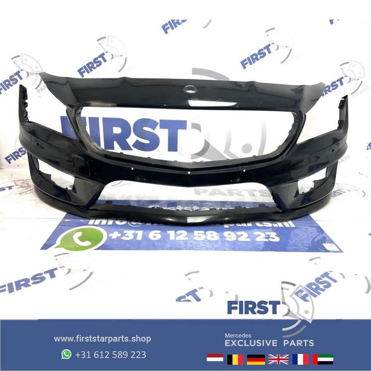 W117 C117 CLA AMG VOORBUMPER ZWART WIT GRIJS ETC ORIGINEEL M, Auto-onderdelen, Carrosserie en Plaatwerk, Bumper, Mercedes-Benz