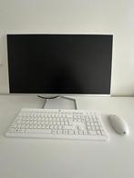 HP Scherm, Toetsenbord en Muis Set, Computers en Software, Monitoren, Ophalen, Full HD, 60 Hz of minder, Gebruikt