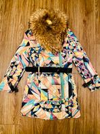 Pucci winterjas met echte bontkraag mt S, Kleding | Dames, Ophalen of Verzenden, Zo goed als nieuw, Pucci, Maat 36 (S)