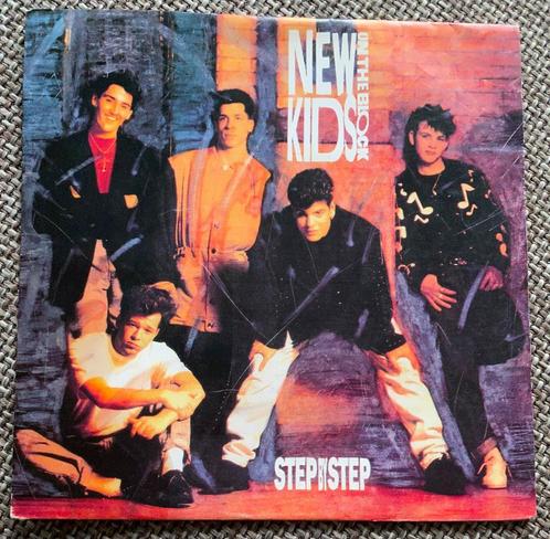 Vinyl Singeltje New Kids Step by Stept, Cd's en Dvd's, Vinyl Singles, Zo goed als nieuw, Single, Pop, 7 inch, Ophalen of Verzenden