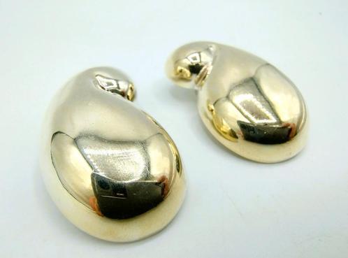 Zilveren design oorbellen met clip, groot model uit Italië, Sieraden, Tassen en Uiterlijk, Oorbellen, Zo goed als nieuw, Knopjes of Stekers