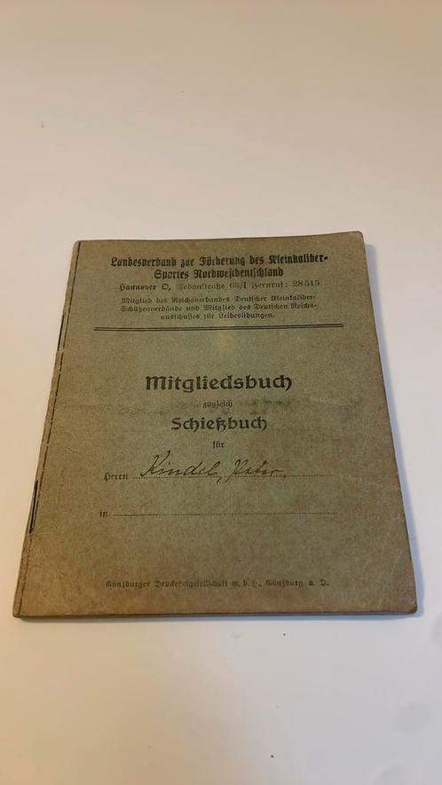 Mitgliedsbuch, Verzamelen, Militaria | Tweede Wereldoorlog, Landmacht, Duitsland, Ophalen of Verzenden