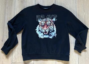 Shein zwarte dunne sweater met tijgerkop maat M beschikbaar voor biedingen