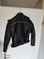 Drole du Copine leren jasje maat S, Ophalen of Verzenden, Zo goed als nieuw, Maat 38/40 (M), Zwart