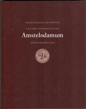 90e jaarboek Amstelodamum 1998 - Amsterdam beschikbaar voor biedingen