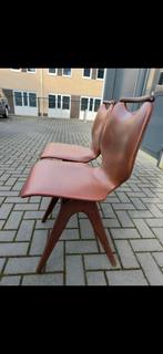 Van Teeffelen eetkamer stielen, Ophalen, Gebruikt, Twee, Bruin