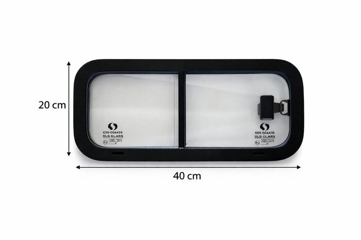 Schuifraam voor Camper / Van - 200x400mm -, Caravans en Kamperen, Camper-accessoires, Nieuw, Ophalen of Verzenden