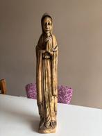 Houten Beeld Maria met Gevouwen Handen, Antiek en Kunst, Kunst | Beelden en Houtsnijwerken, Ophalen of Verzenden