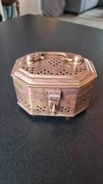 Antiek Koperen kistje afkomst India., Antiek en Kunst, Ophalen of Verzenden