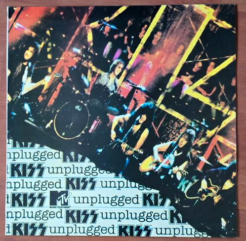 KISS UNPLUGGED ZWART VINYL LP, Cd's en Dvd's, Vinyl | Rock, Zo goed als nieuw, Poprock, Overige formaten, Ophalen of Verzenden