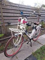 Fleurige moederfiets, Cortina incl gratis slot, Mandje, Zo goed als nieuw, Ophalen